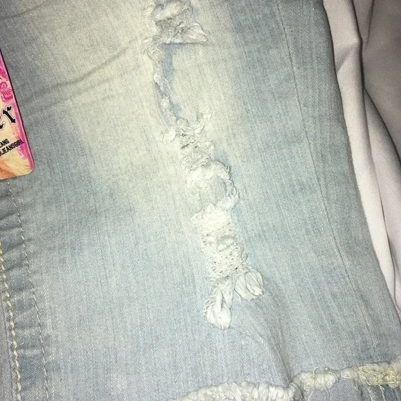 Knee length denim stretch shorts - Picture 3 of 6